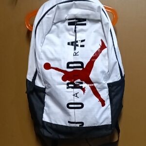Jordan Red, White, and Black Backpack